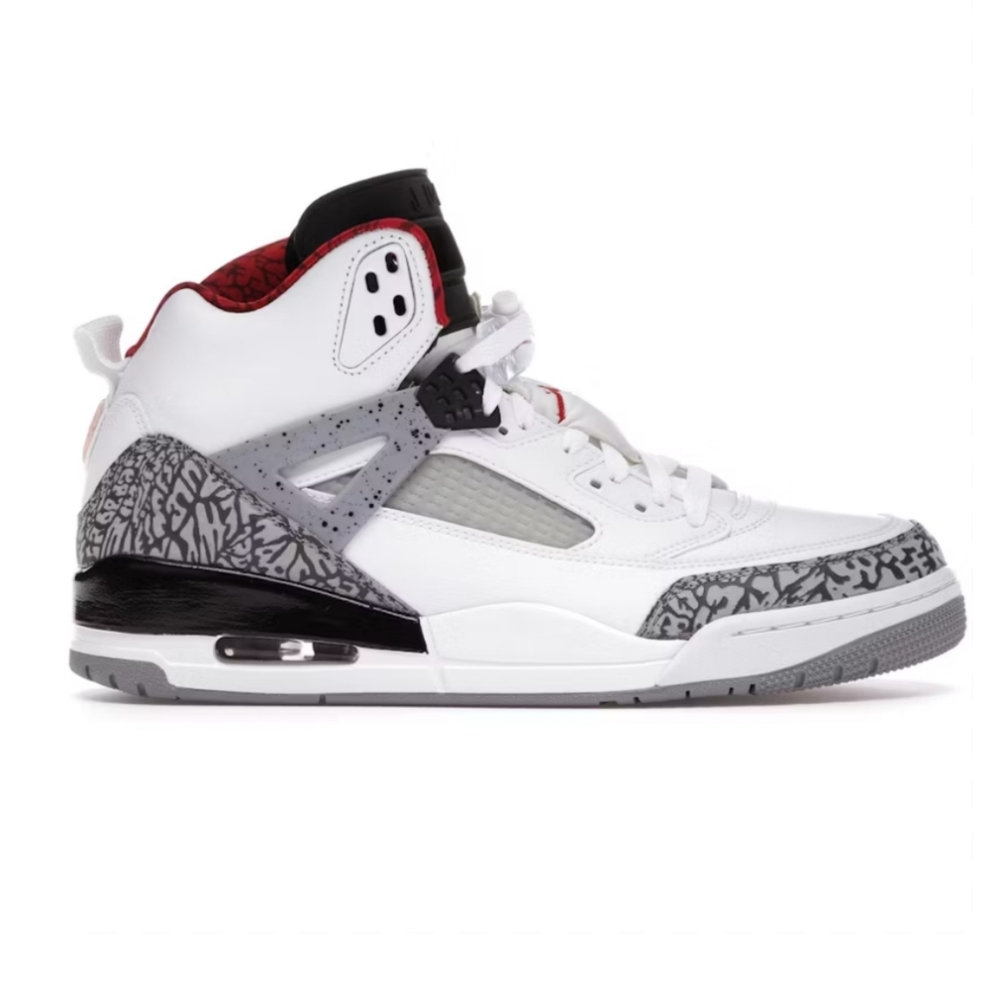 Nike Kids White and Gray High-Top Sneakers